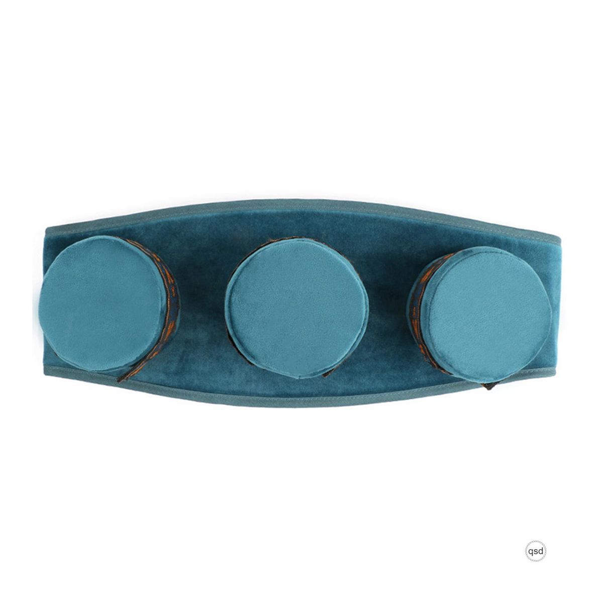 Green Velvets Bag Smokeless Moxibustion Box Moxa Sticks