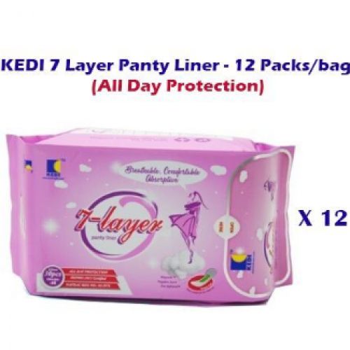 7 Layer Panty Liner - 12 Packs/bag - All Day Protection