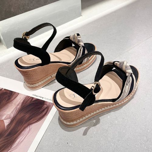 Ladies Comfortable High Heel Fish Mouth Platform Sandals