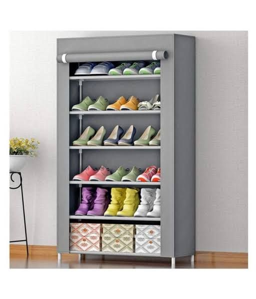 6 LAYERS COLLAPSIBLE SHOE RACK