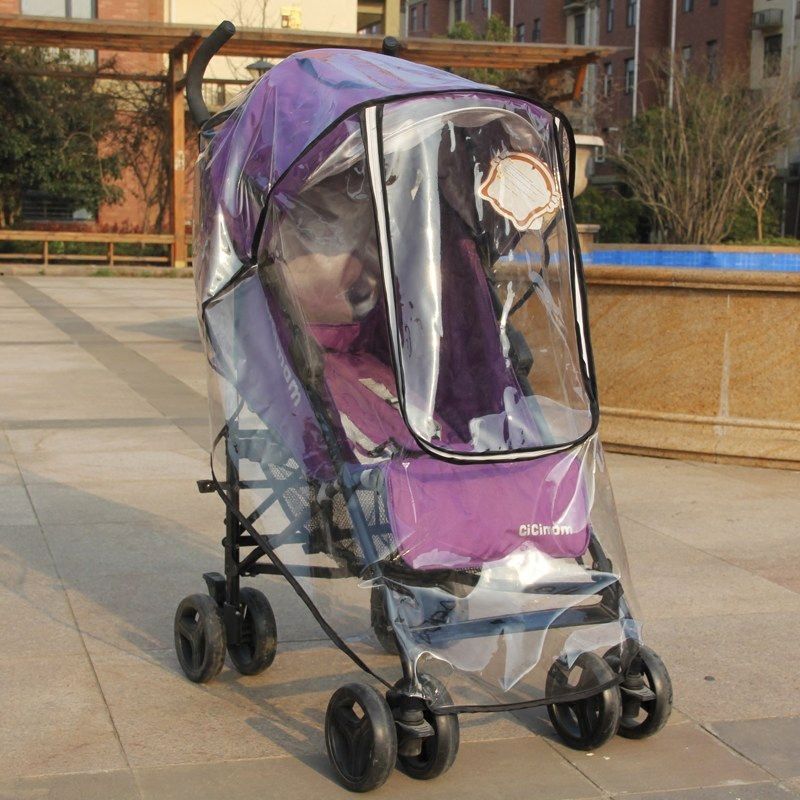 Stroller Rain Cover Trolley Umbrella
