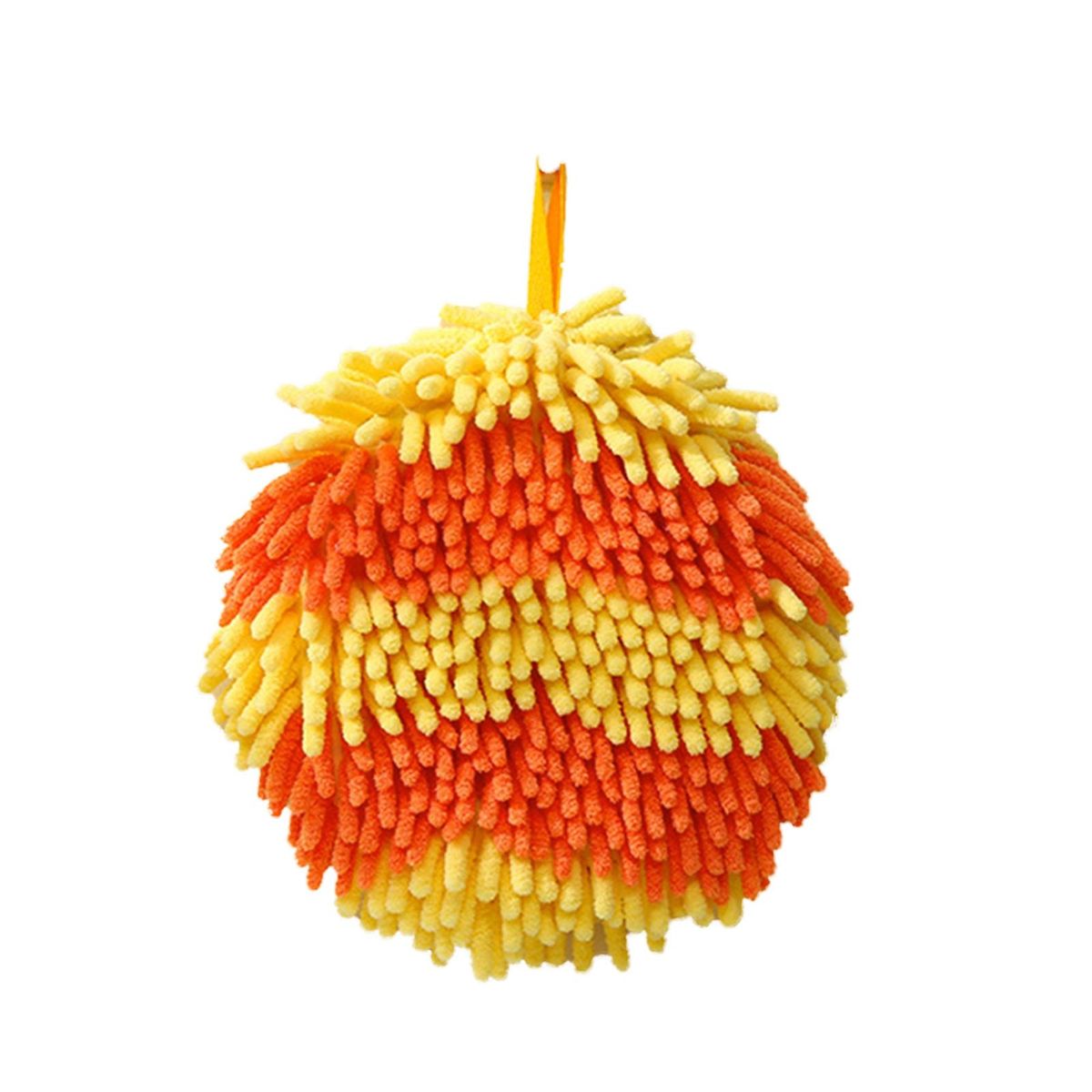 Cleaning Towel Soft Texture Hanging Wipe Towel Orange