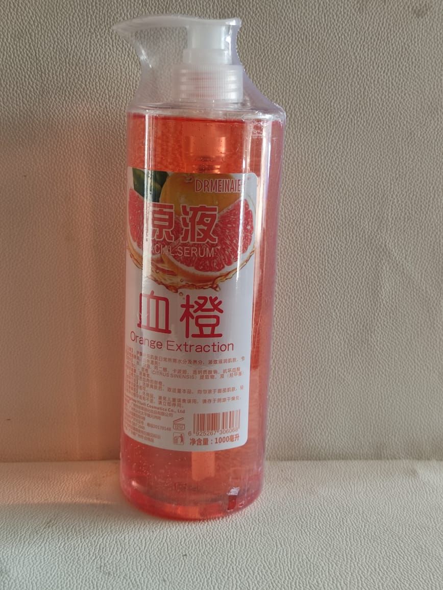 Orange Serum For Anti-aging, For Facial & Skin Glow, Clears Dark Spots, Acne,Wrinkles, 1000mL