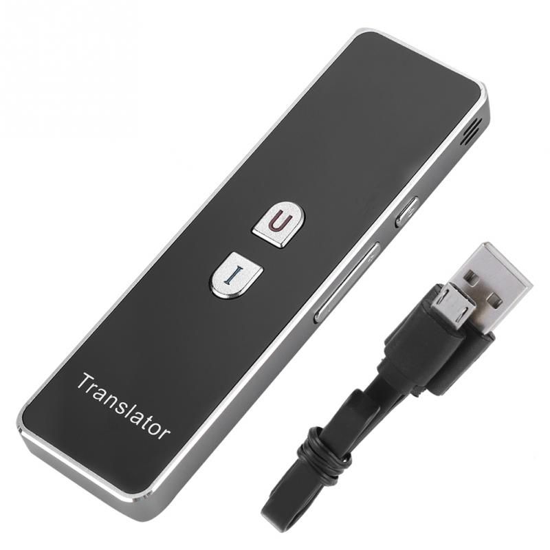 Portable Translation 2.4G  Pocket Interpreter Intelligent Two-Way Real Time Voice Smart Translator Support 40 Languages ASQOA