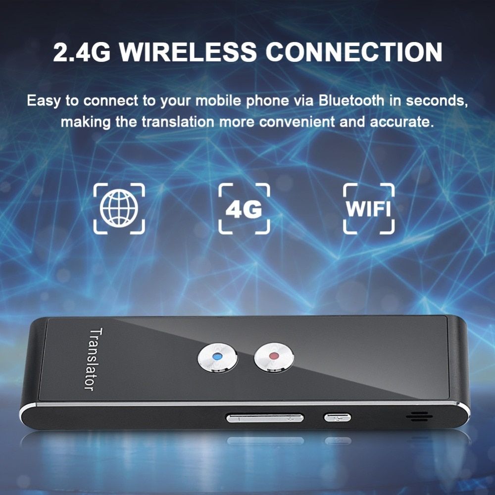 Intelligent 41 Language Translator  Translator Real-time Translation Machine Traveling Meeting Voice Translators WOEDA
