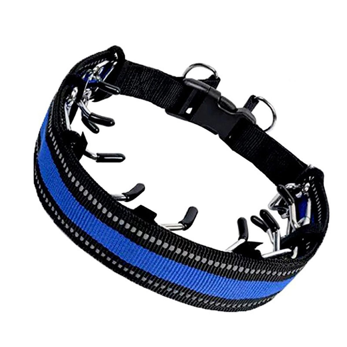 Quick Response Dog Training Collar Quickfit Prong Training for Dogs Blue