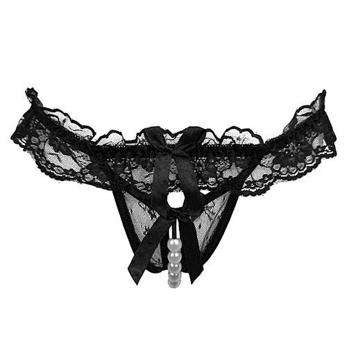 New Womens Floral Lace Sexy Comfortable Low Rise Open Crotch Bikini Underwear Briefs