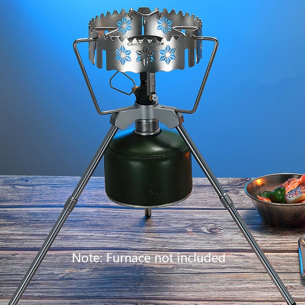 CAMPINGMOON Cylinder Adapter Aluminum Alloy Outdoor Stoves Adapter Camping Furnace Connector Adapter