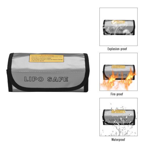 Explosion-proof Lipo Battery Safe Bag Firepoof Waterproof