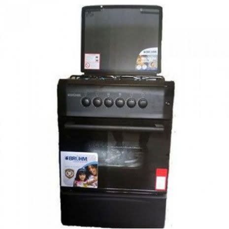 Bruhm Gas Cooker Bgc-5540sb - 50*50 - 4 Gas - Black