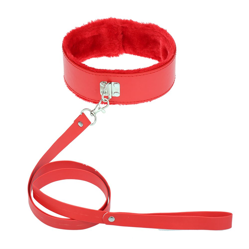 Sexy Restraint Collar Sexual Stimulation Flirting Leash Neck