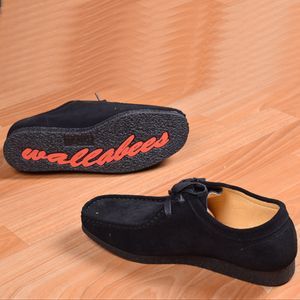 Black Lace Up Loafers Shoe
