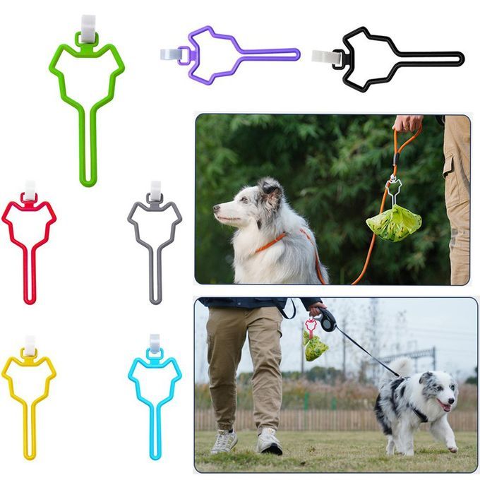 Waste Bag Dispenser For Dog Waste  Arrier Dog Leash  Lean Tools Bag Holder-Blue