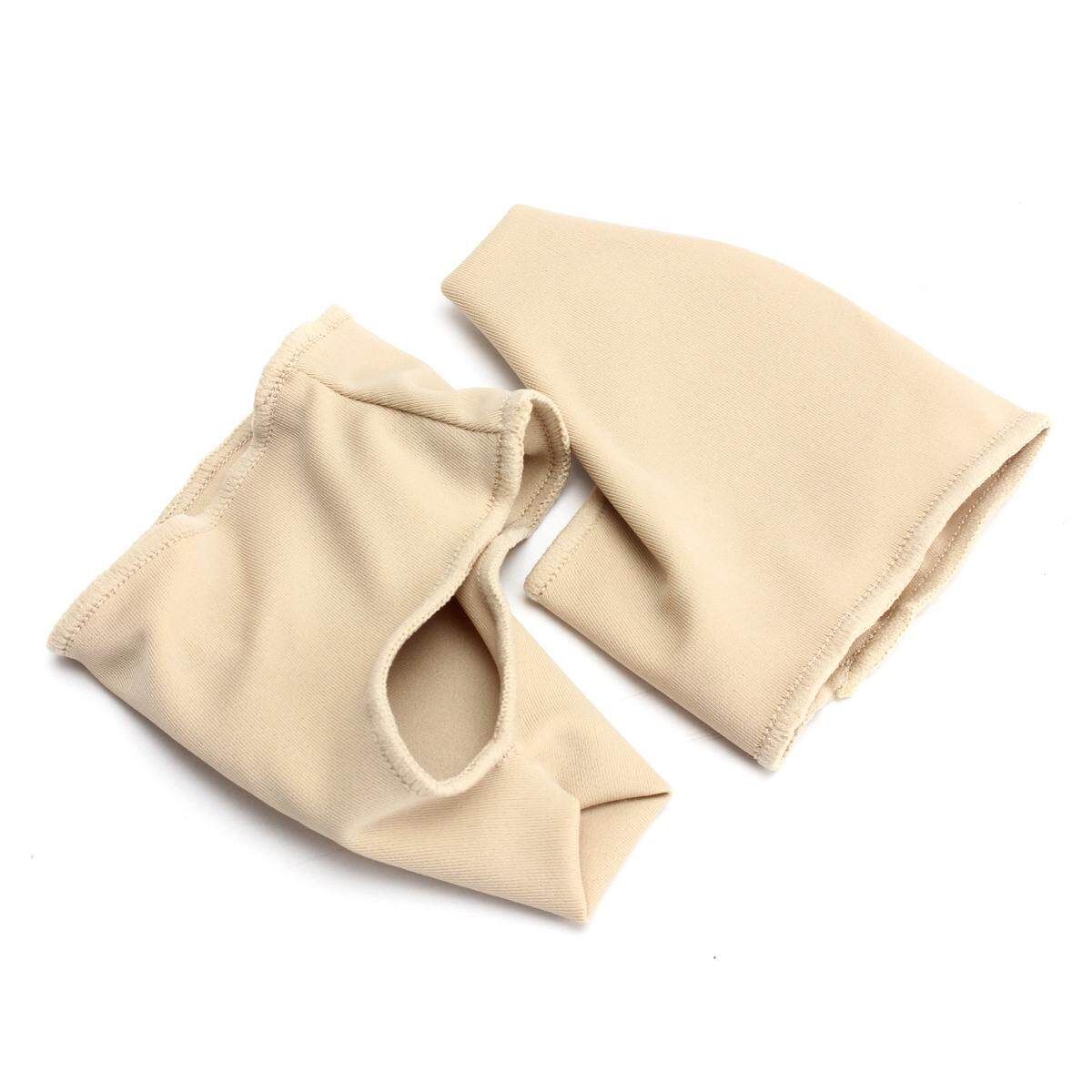 Pair Hallux Valgus Bunion Shoe Pad Corrector Toes Foot Pain Relief Sleeves Fiber Small 34-39