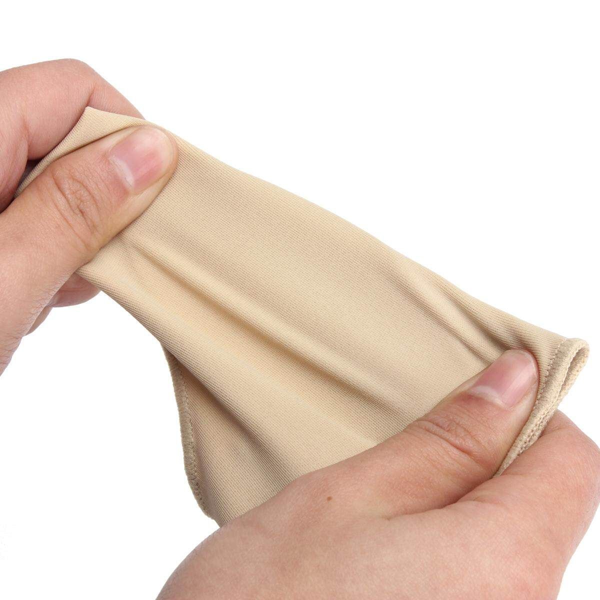 Pair Hallux Valgus Bunion Shoe Pad Corrector Toes Foot Pain Relief Sleeves Fiber Small 34-39