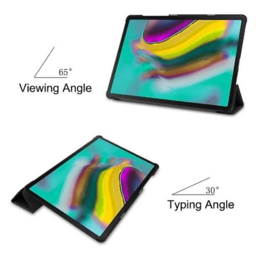 Flip Case For Samsung Galaxy Tab S5e - 2019 - Model:t720 , T725 - Black