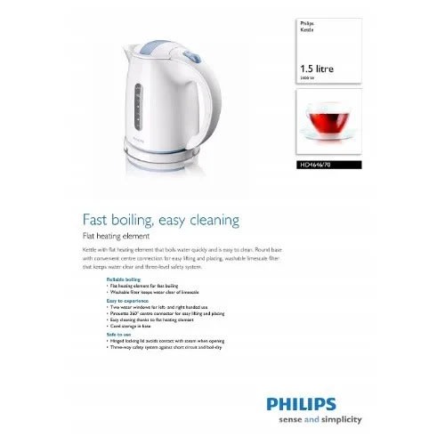 Kettle Daily Entry - 1.5l - 3000W - Hd4646