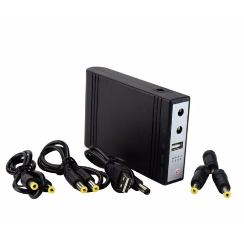 Powerbank Selectable 5v, 9v, 12v Output Mini Ups.