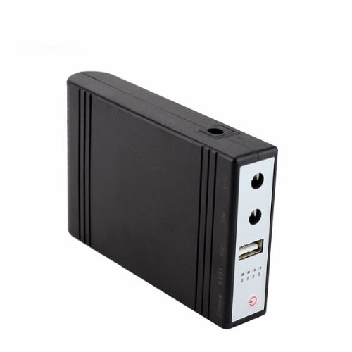 Powerbank Selectable 5v, 9v, 12v Output Mini Ups.