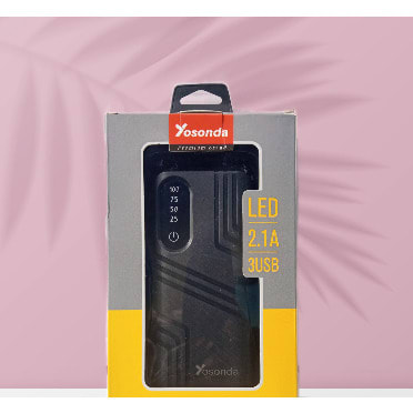 Digital Led 20,000mah Power Bank + Charger
