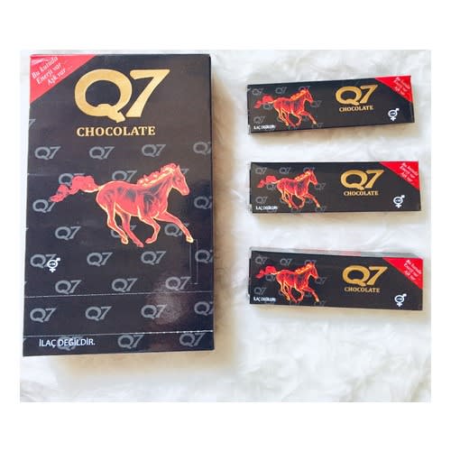Q7 Unisex 3 Pieces Of Chocolate Natural Turkish