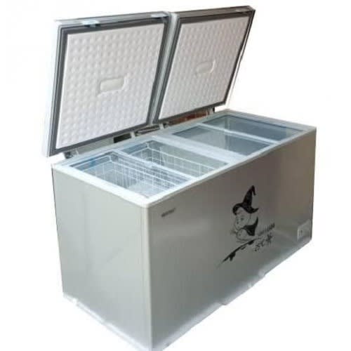 Double Door Freezer - 600Litres - Bd-600  Silver