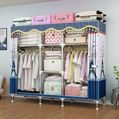 Steel Wardrobe - 25mm Pole Super Strong