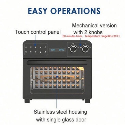 23l Air Fryer Oven With Pizza Function