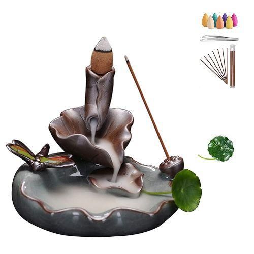 Backflow Incense Burner, Waterfall Incense Holder