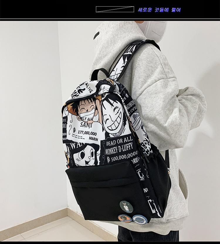 Student Backpack Printed Anime School Bag BCC-2