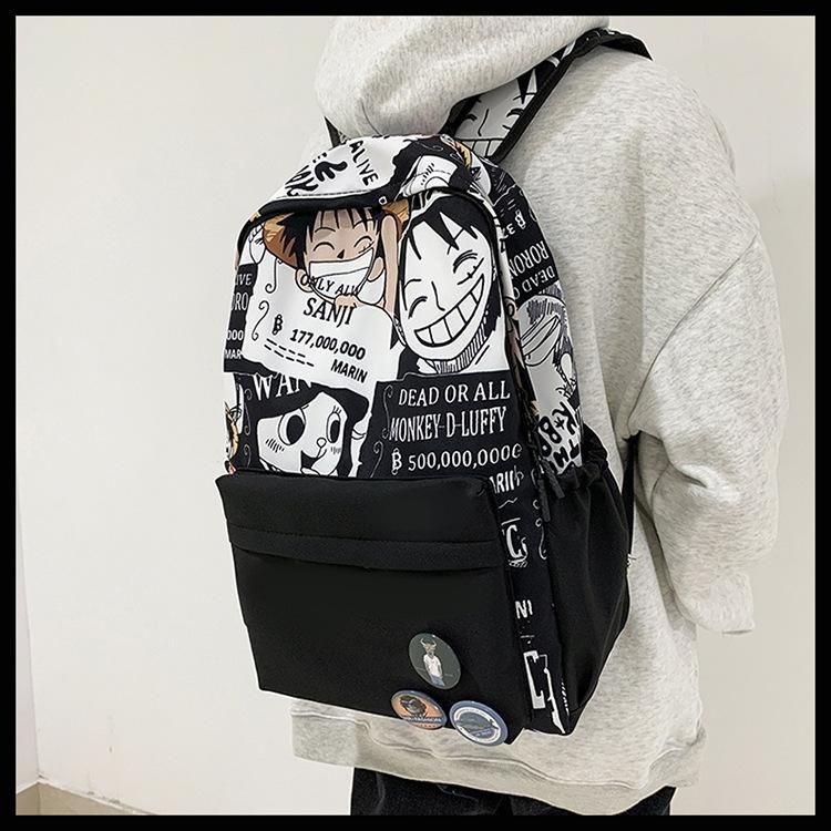 Student Backpack Printed Anime School Bag BCC-2