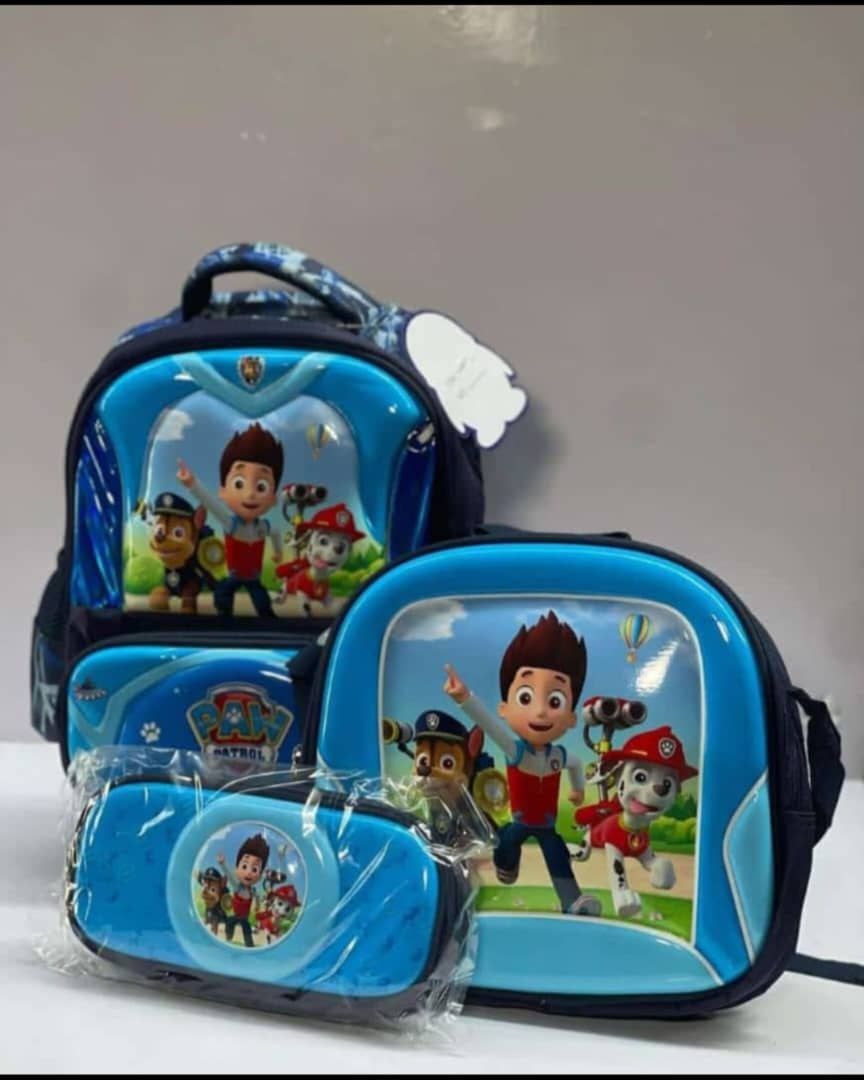 3 SET TROLLEY PAW PATROL SCHOOL BAG (BIG SIZE)