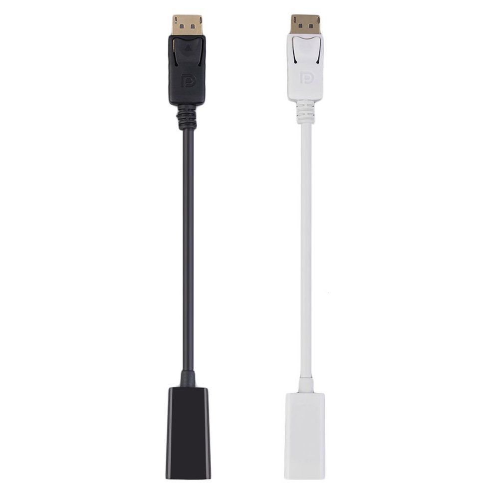 Display Port DP To HDMI- Ompatible Adapter 1080P M/F Display  Able  Onne Tor-black