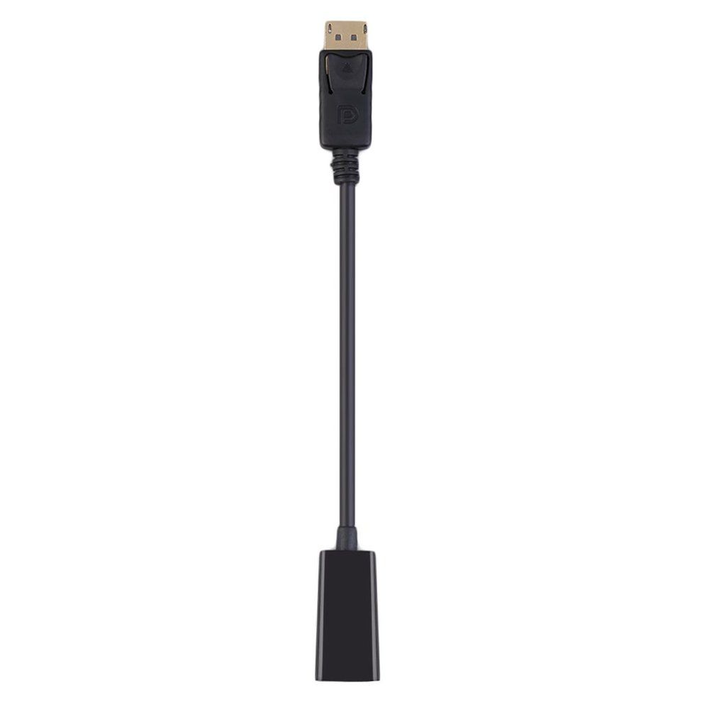 Display Port DP To HDMI- Ompatible Adapter 1080P M/F Display  Able  Onne Tor-black