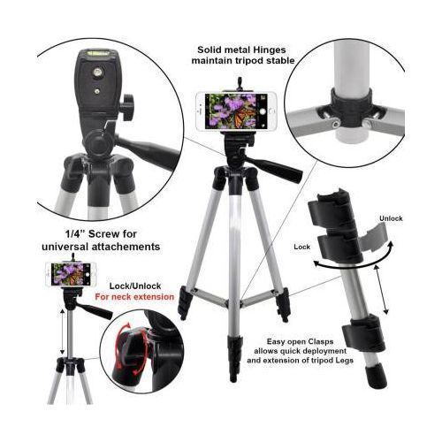Portable & Foldable Tripod DK 3888 For Mobile And Camera