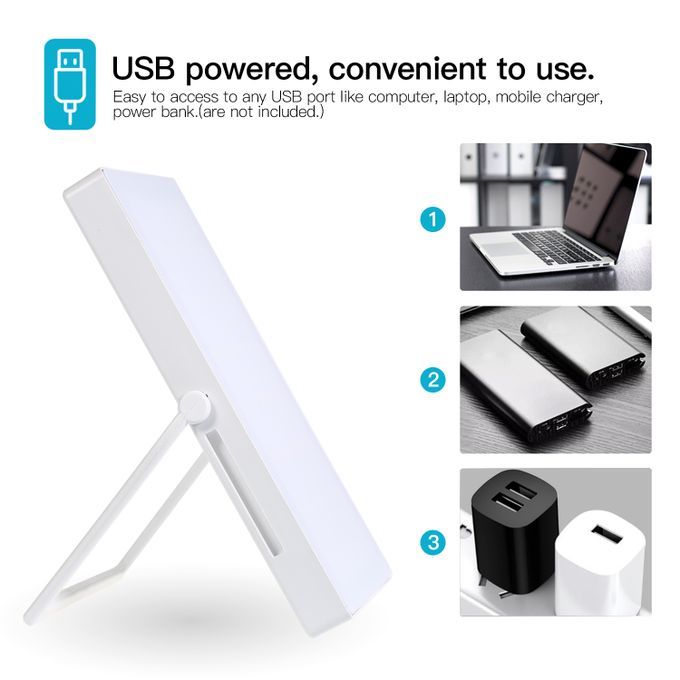 Portable Happy Light 5000-35000 Lux LED Bright Sad Light