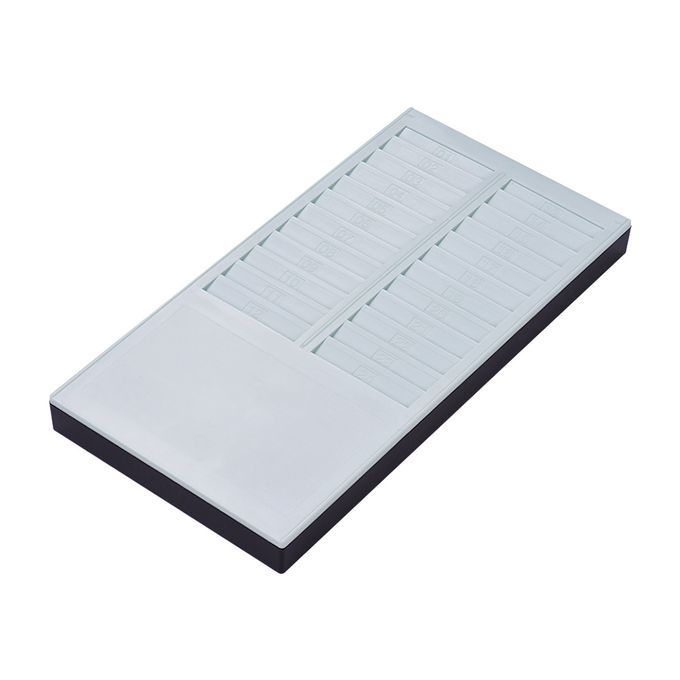 DOYO Time Card Rack Wall Mount Holder 24 Pocket Slot For