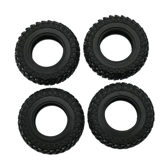 4Pieces 1:24 RC Tires Set For Axial SCX24 AXI90081 Model Buggy