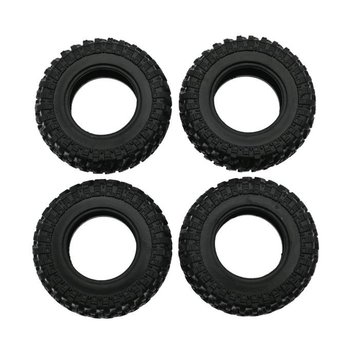 4Pieces 1:24 RC Tires Set For Axial SCX24 AXI90081 Model Buggy
