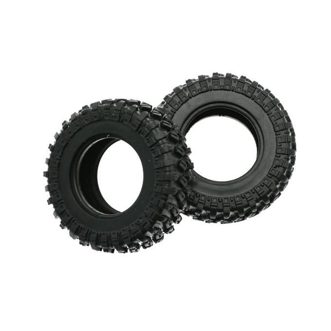 4Pieces 1:24 RC Tires Set For Axial SCX24 AXI90081 Model Buggy