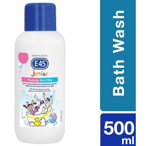 For Kids E45 Junior Foaming Bath Milk 500ml