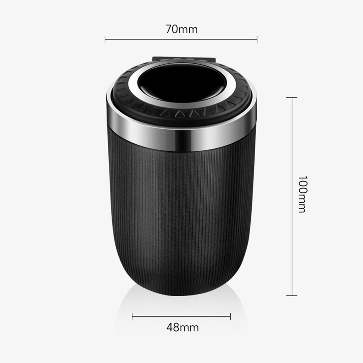 Ashtray Container Car Garbage Storage Cup Ash Tray Black