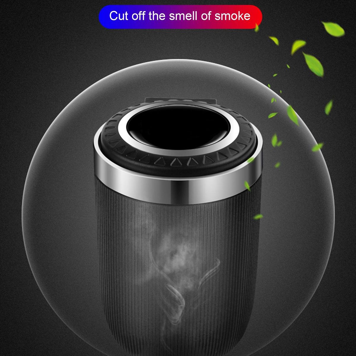 Ashtray Container Car Garbage Storage Cup Ash Tray Black