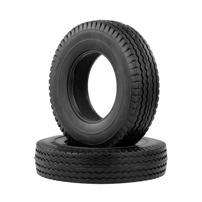 2pieces Rubber Tire Tyres Cover For 114 Tamiya RC Crawler Buggy