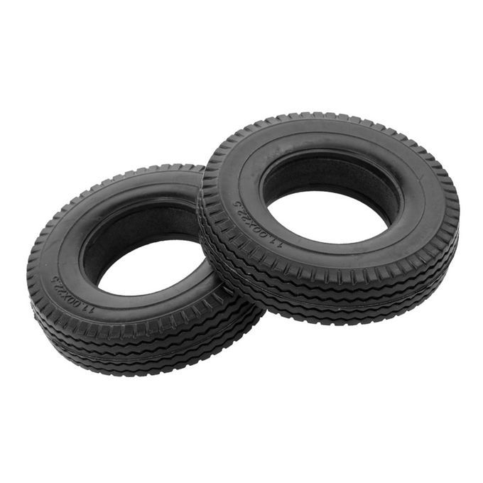2pieces Rubber Tire Tyres Cover For 114 Tamiya RC Crawler Buggy