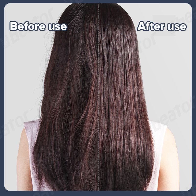 Rechargeable Portable Anti Scald Ceramic Rapid Heating Hot Hair Comb Straightener Beard Brush