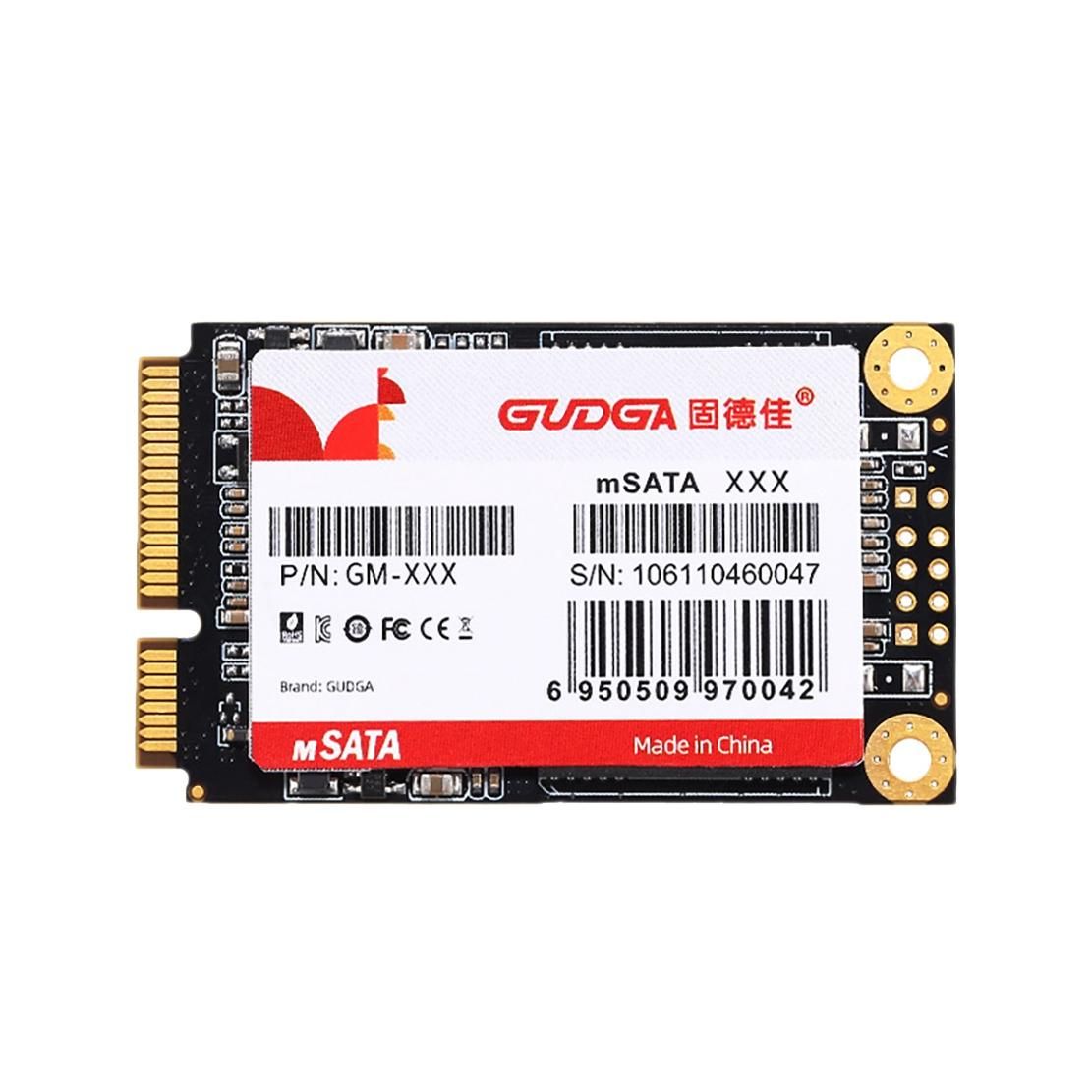 GUDGA 64GB SSD 1.8 Inch MSATA 6Gb/S Computer Game Internal Solid State Drive Mini SATAIII for Desktop Laptop