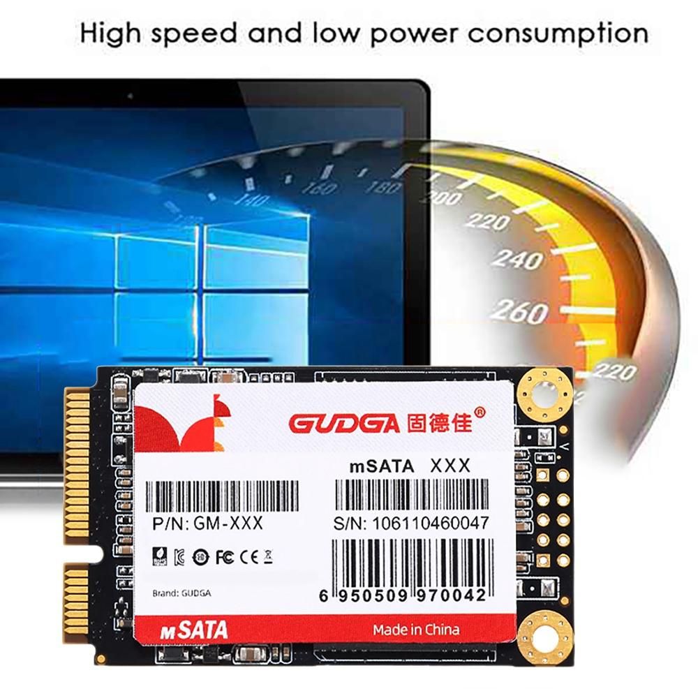 GUDGA 64GB SSD 1.8 Inch MSATA 6Gb/S Computer Game Internal Solid State Drive Mini SATAIII for Desktop Laptop