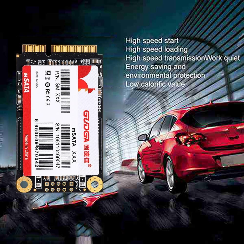 GUDGA 64GB SSD 1.8 Inch MSATA 6Gb/S Computer Game Internal Solid State Drive Mini SATAIII for Desktop Laptop