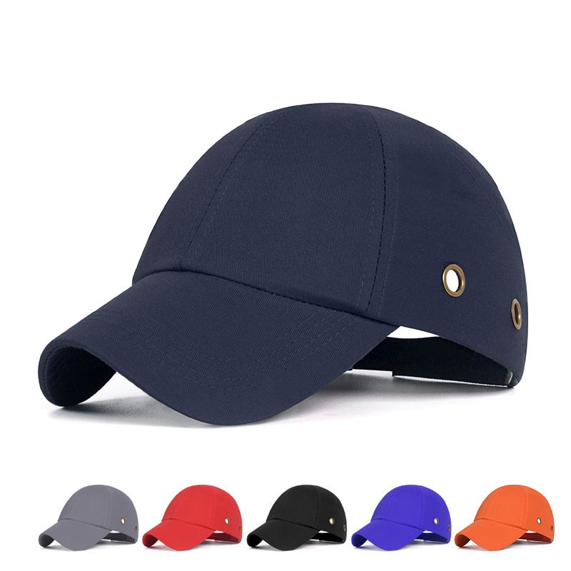 Work Safety Protective Helmet Bump Cap Hard Inner Shell Baseball Hat Style For Work Factory Shop Carrying Head Protection(#brim Black)